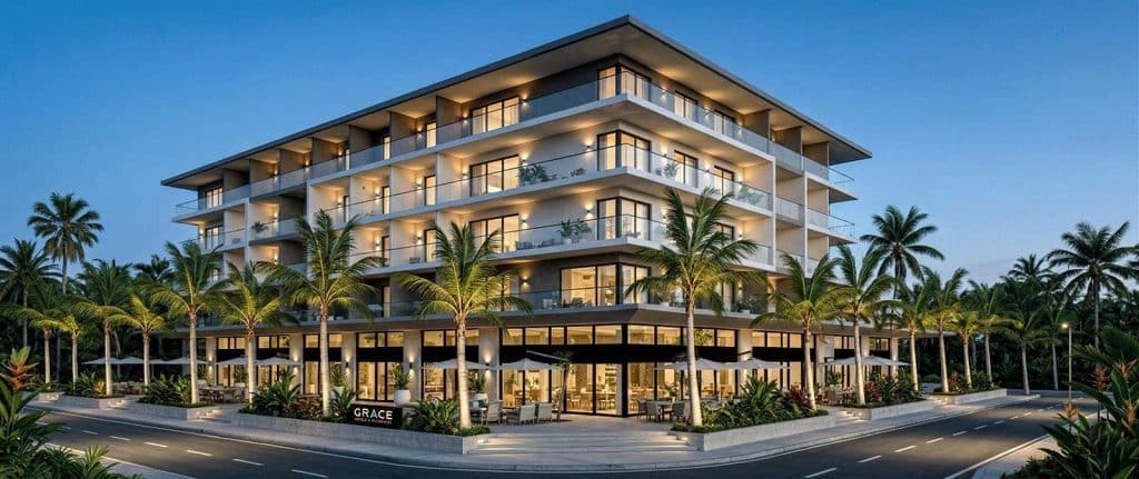 Niight photo Grace Retail & Residences, Turks and Caicos